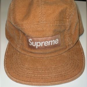 Supreme Box Logo Corduroy Camp Cap Burnt Orange o/s
